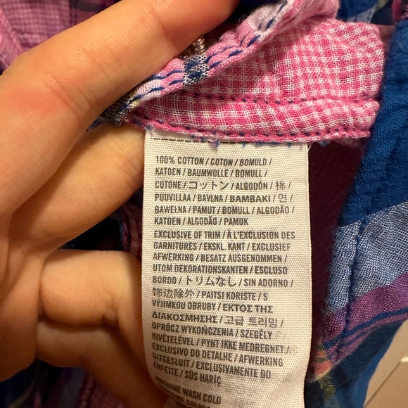 NWOT Hollister plaid shirt - Picture 4 of 5